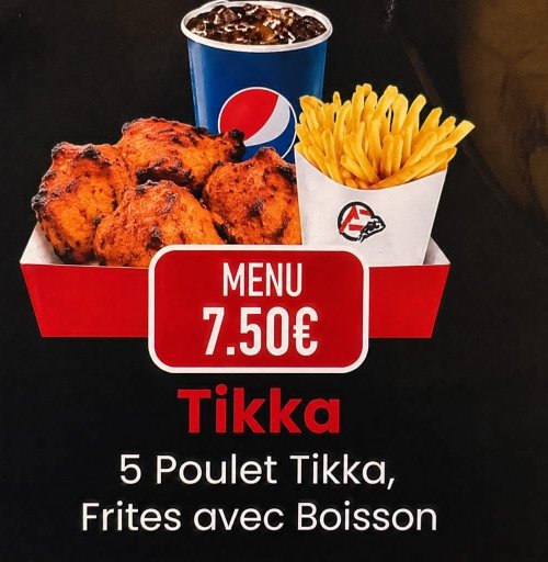 Menu Poulet